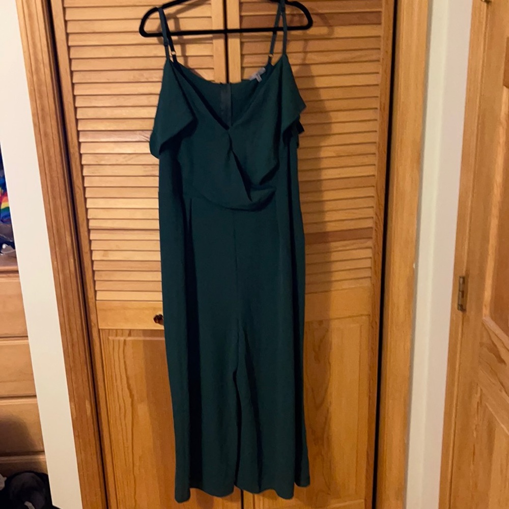 Charlotte Russe Green jumpsuit 3X NWT